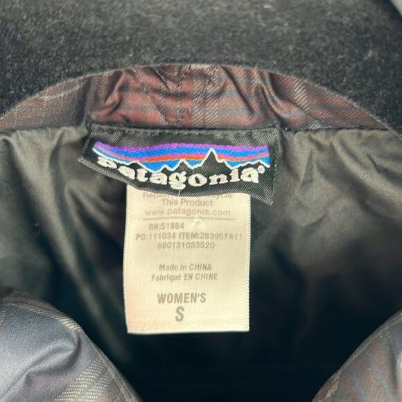 Patagonia Down with it Women's Puffer Vest - Plaid - Small - Picture 3 of 7